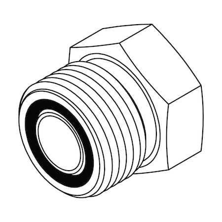 Hydraulic Fitting-Steel20MORFS HEX HEAD PLUG